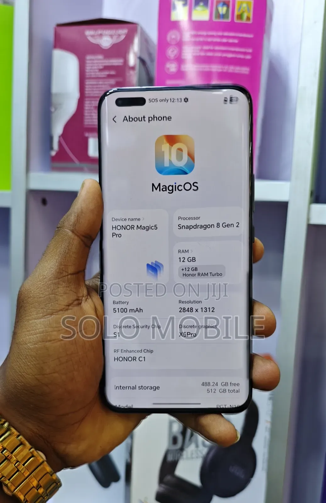 New Honor Magic5 Pro 512 GB Black