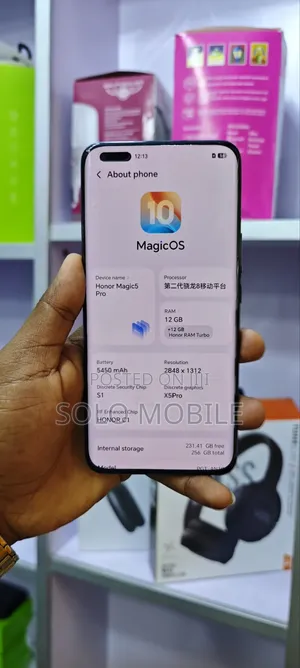 New Honor Magic5 Pro 512 GB Black