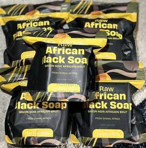 African Black Soap for Skin, Hair Care