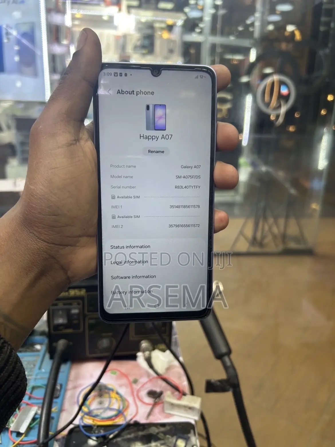 New Samsung Galaxy A07 128 GB Black