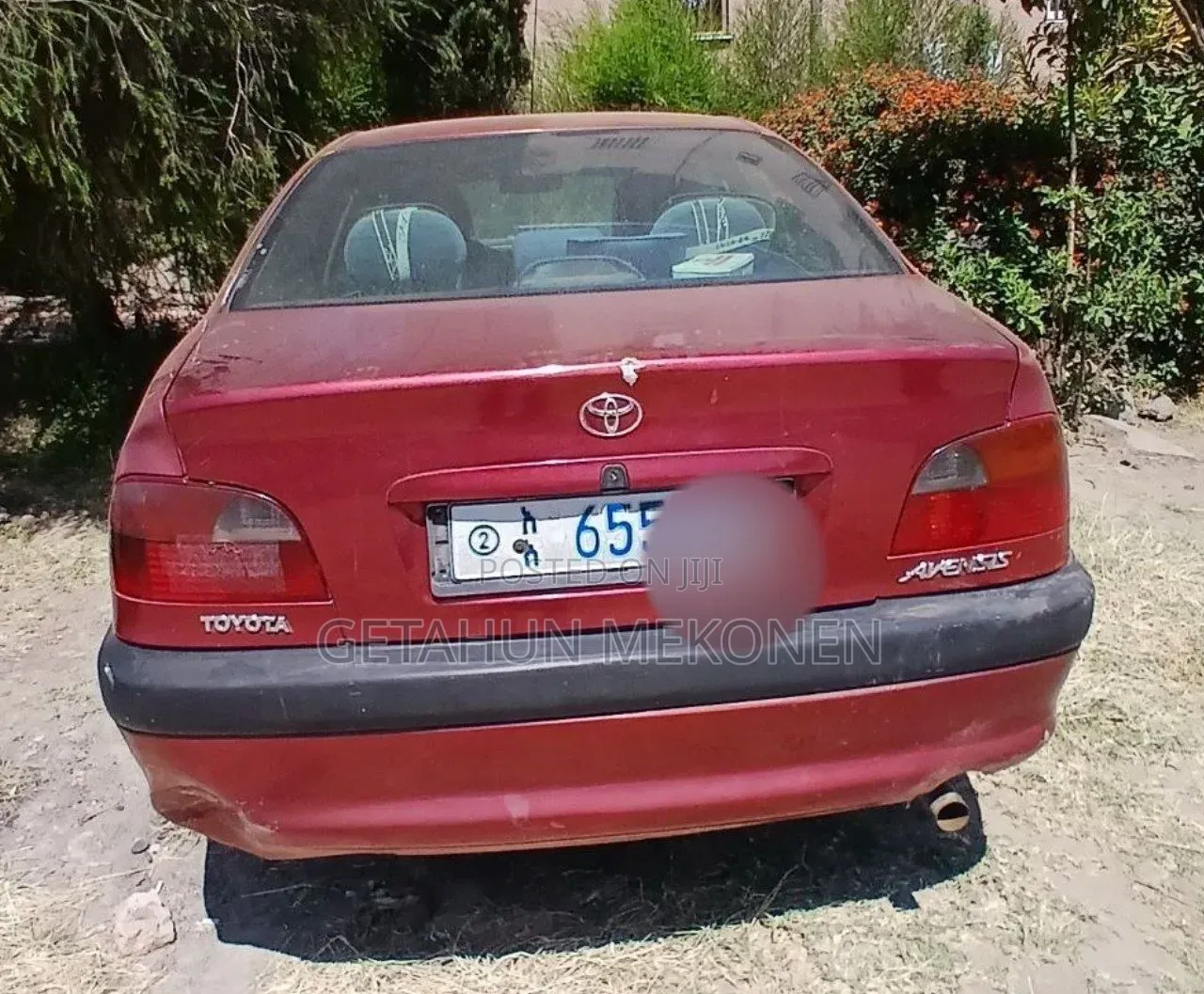 Toyota Avensis 2000 Burgundy