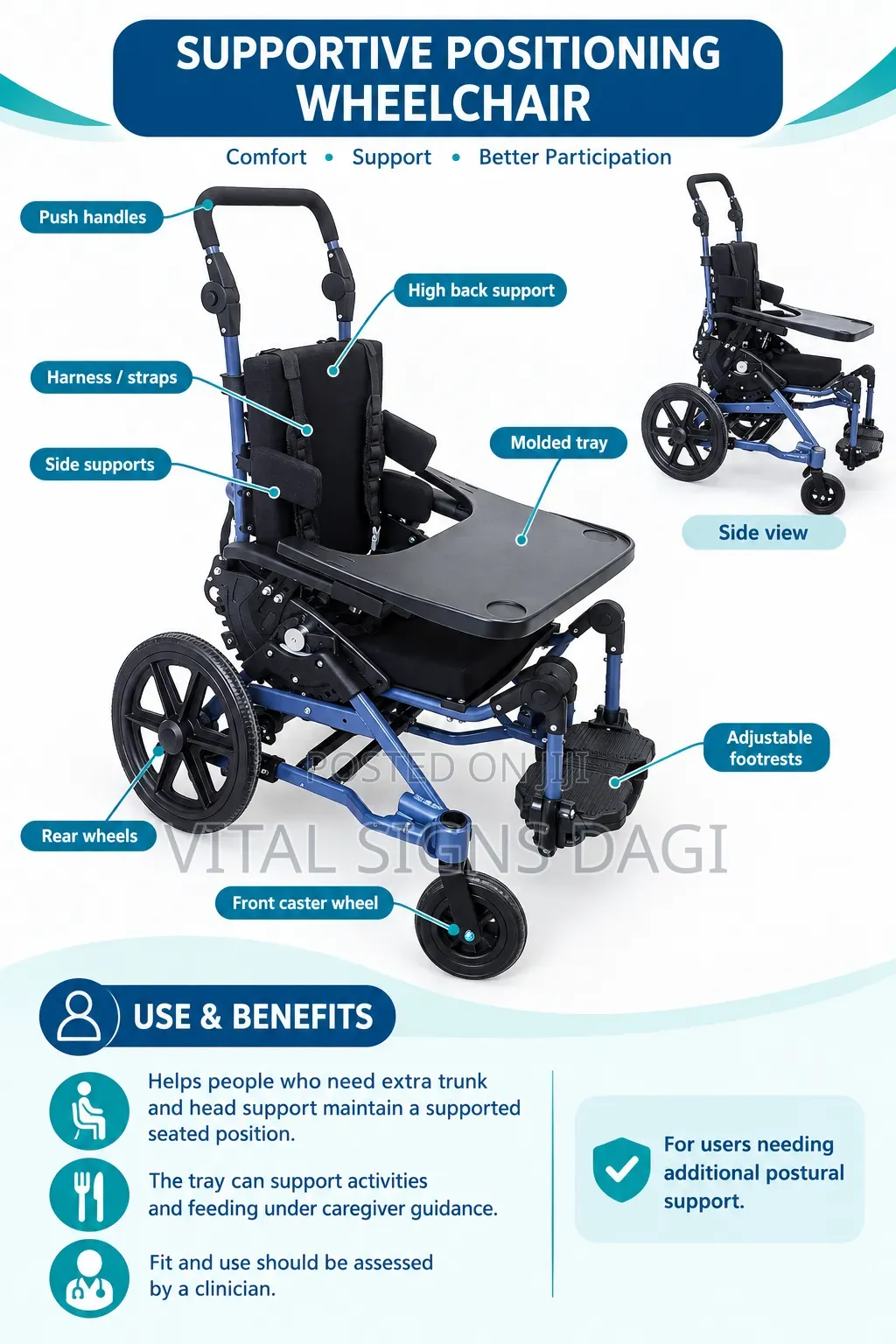 Supportive Positioning Wheelchair