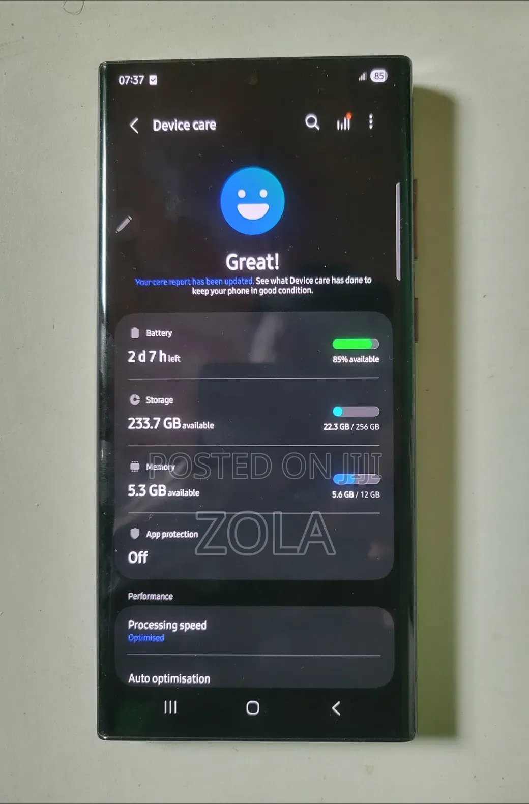 Samsung Galaxy S22 Ultra 256 GB Black