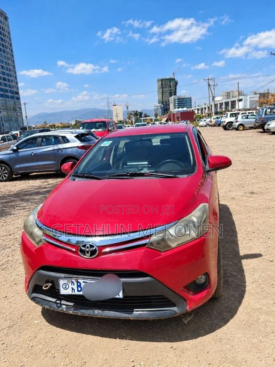Toyota Yaris 2015 Burgundy