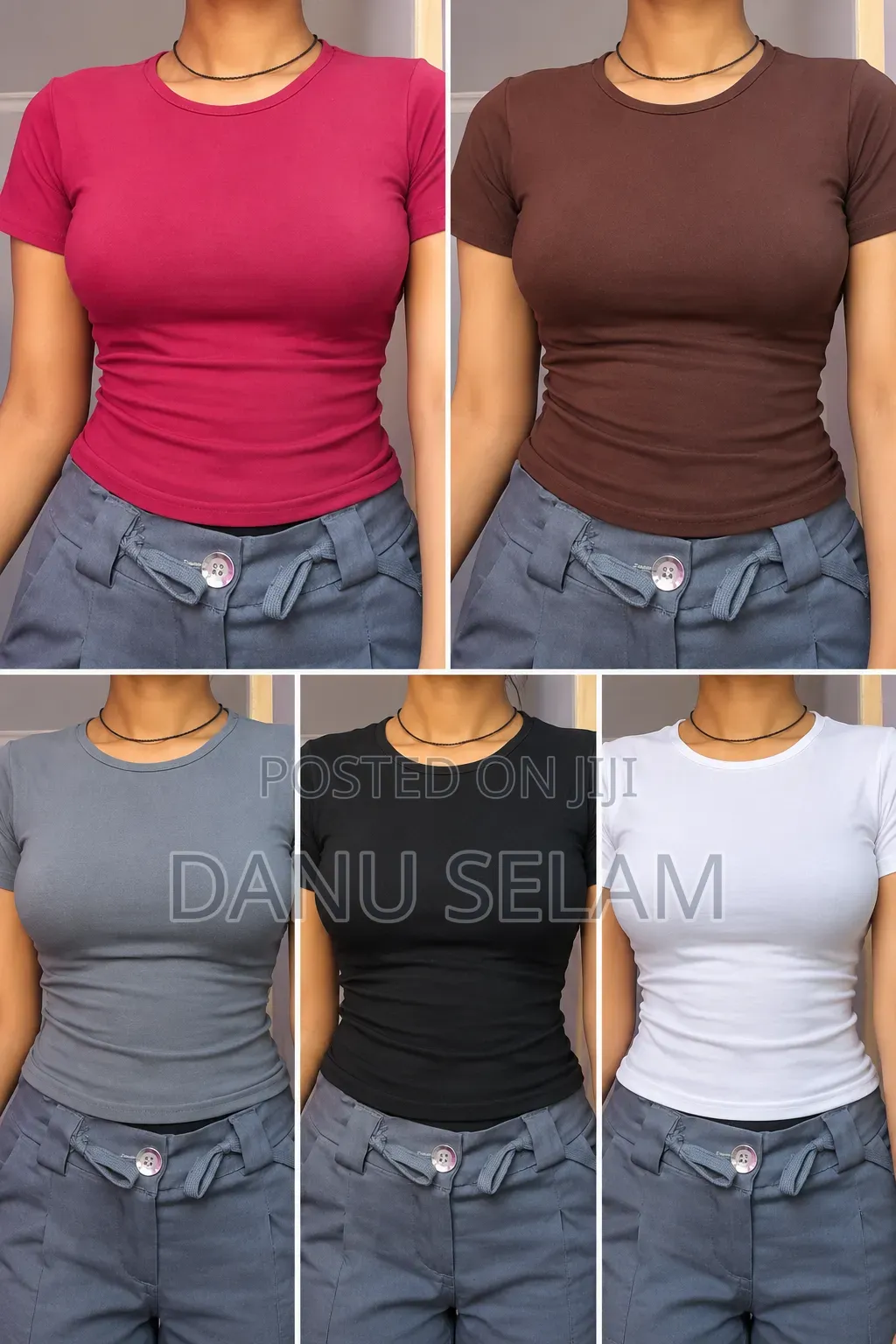Women's Crop Tops – Available in Different Colors