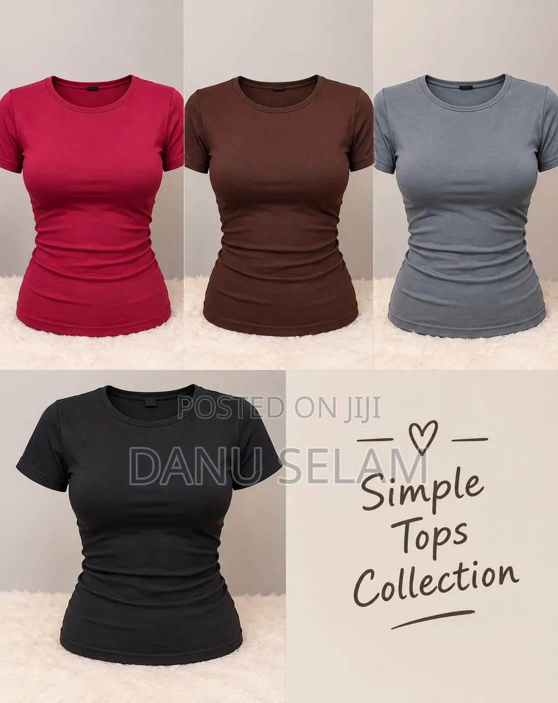 Women's Crop Tops – Available in Different Colors
