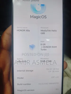 Honor X8a 128 GB Black