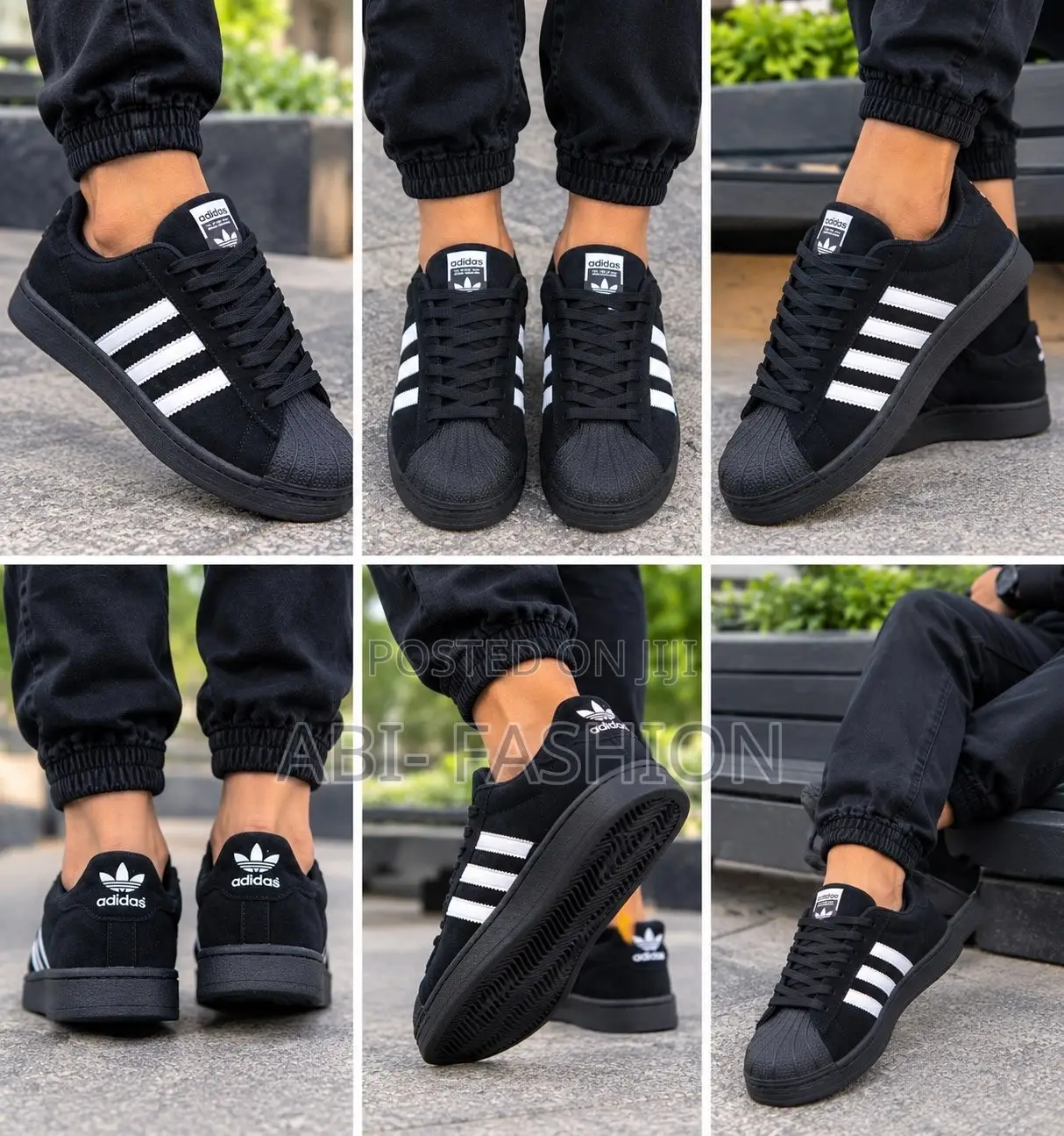 Adidas Superstar Suede Black White New Arrival Size 40, 41, 42, 43, 44