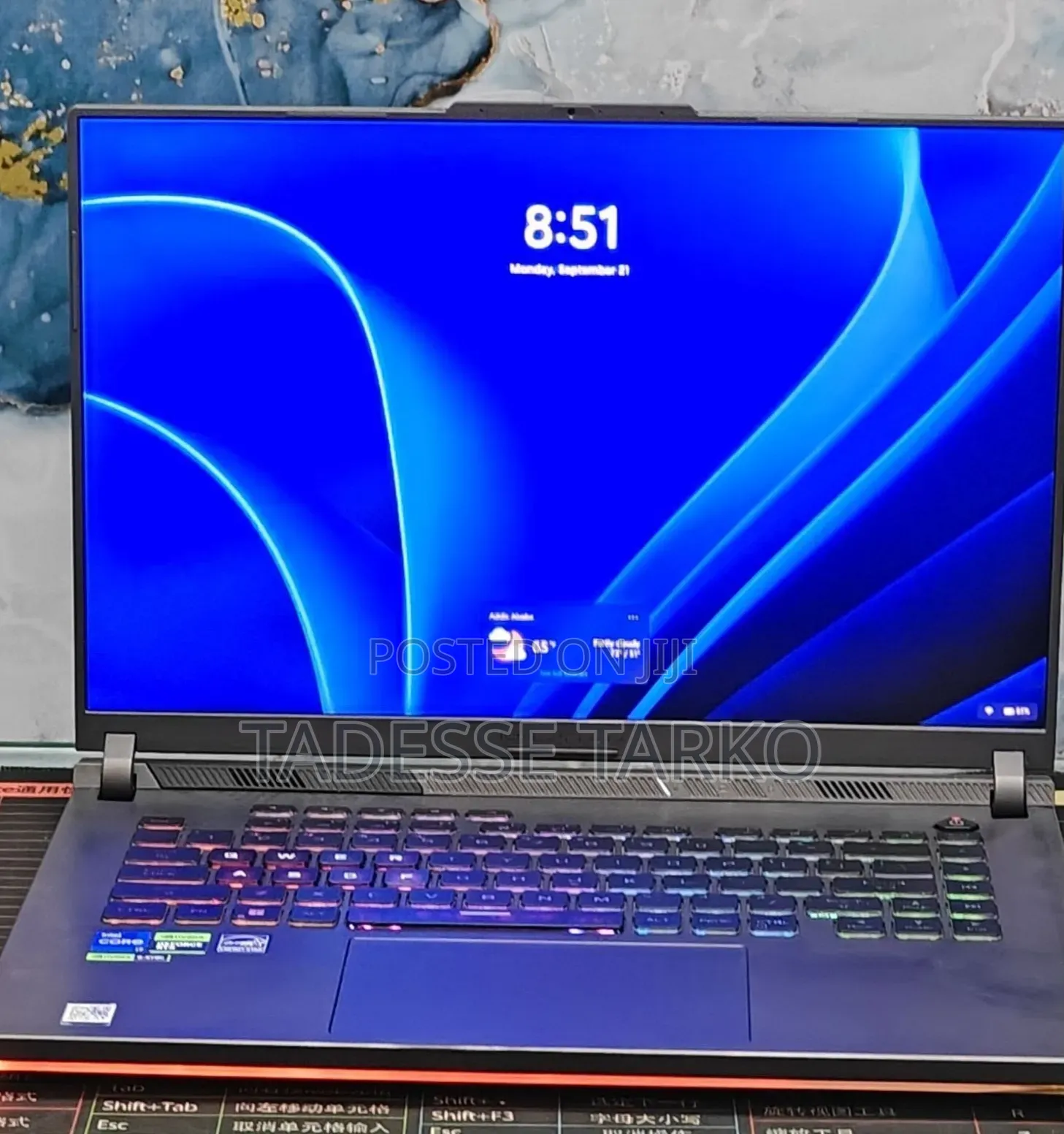 New Laptop Asus ROG Strix G16 G614 16GB Intel Core i7 SSD 1T