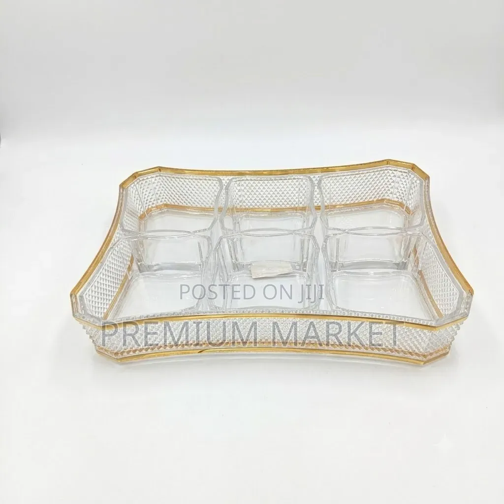Snack Injer Candy Cookies Serving Tray የእንጀራ እና ኩኪስ ማቅረቢያ