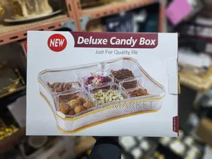 Snack Injer Candy Cookies Serving Tray የእንጀራ እና ኩኪስ ማቅረቢያ