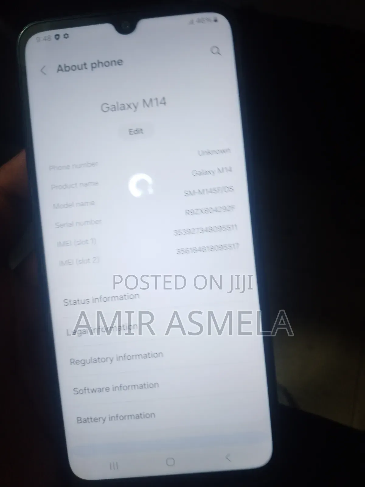 Samsung Galaxy M14 64 GB Black