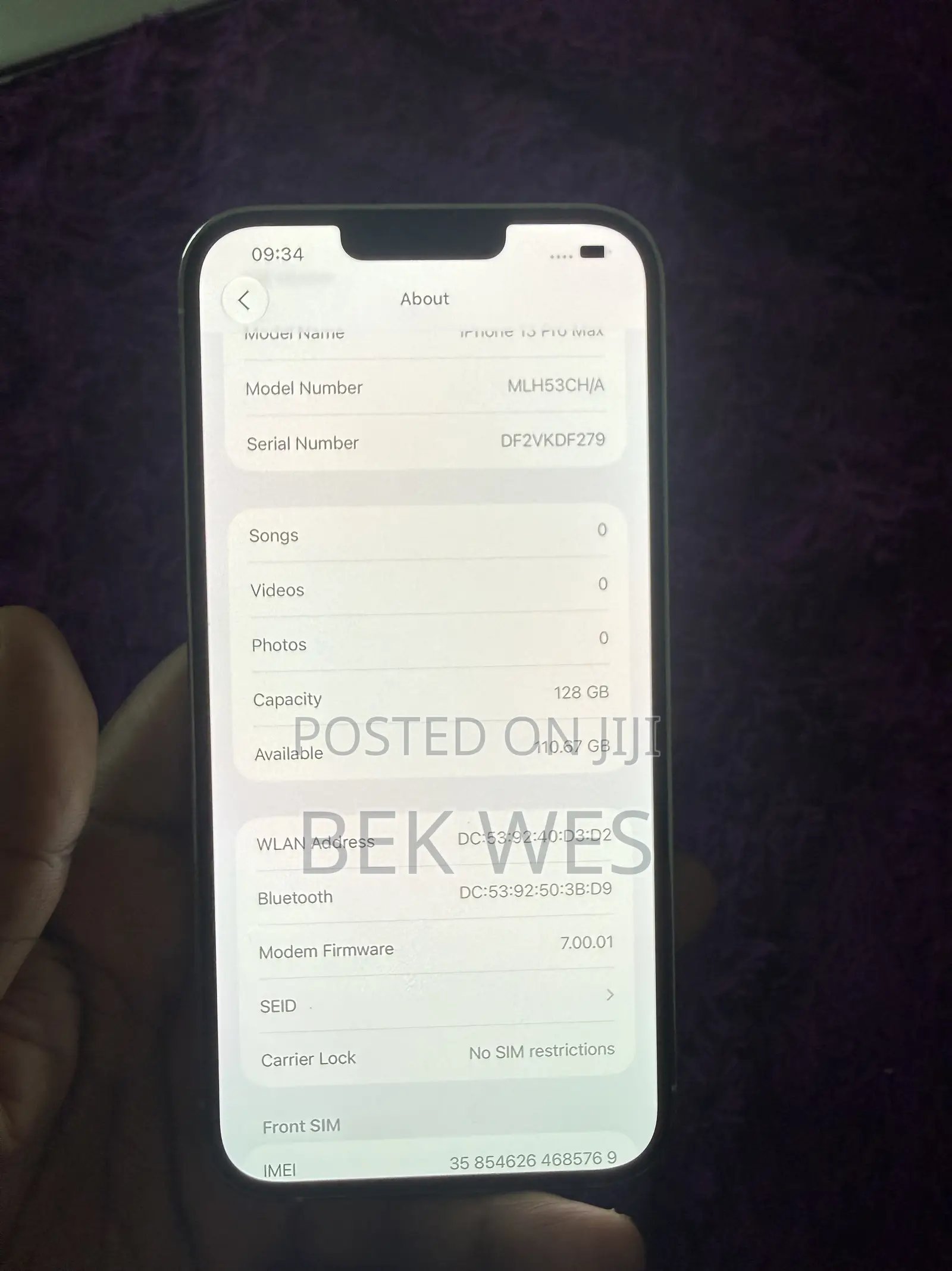 New Apple iPhone 13 Pro Max 128 GB White