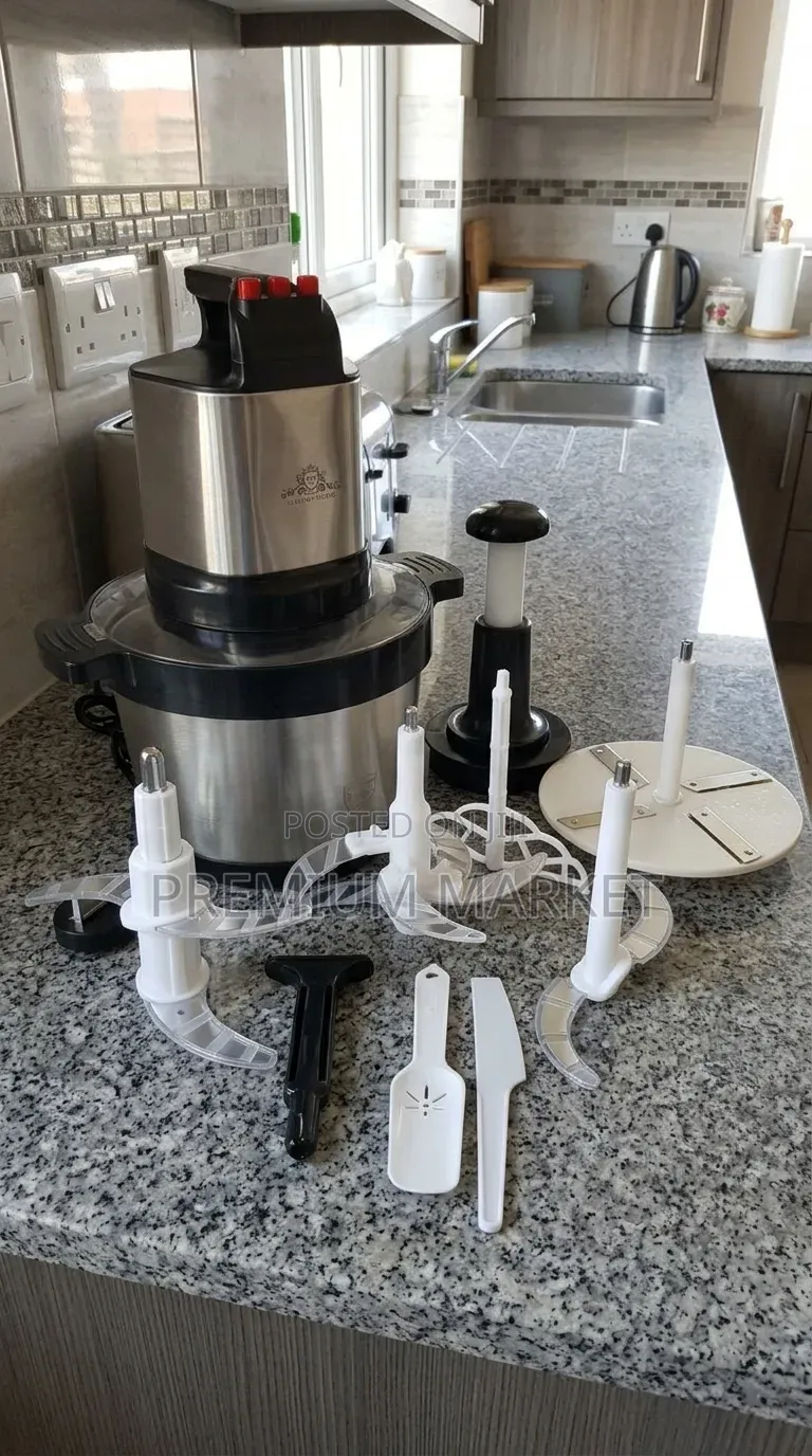 6-Liter Kitchen Expert Food Chopper ኪችን ኤክስፐርት የአትክልት እና ስጋ መፍጫ