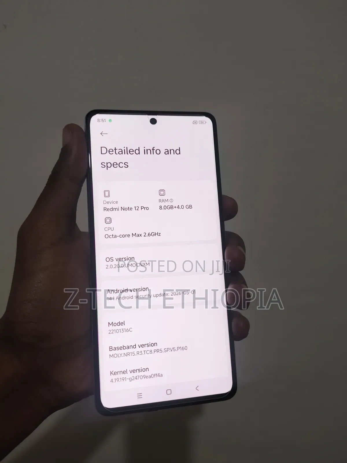 New Xiaomi Redmi Note 12 Pro 5G 256 GB