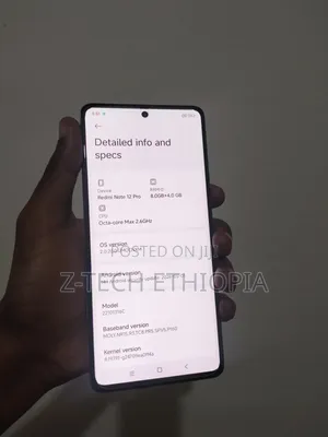 New Xiaomi Redmi Note 12 Pro 5G 256 GB