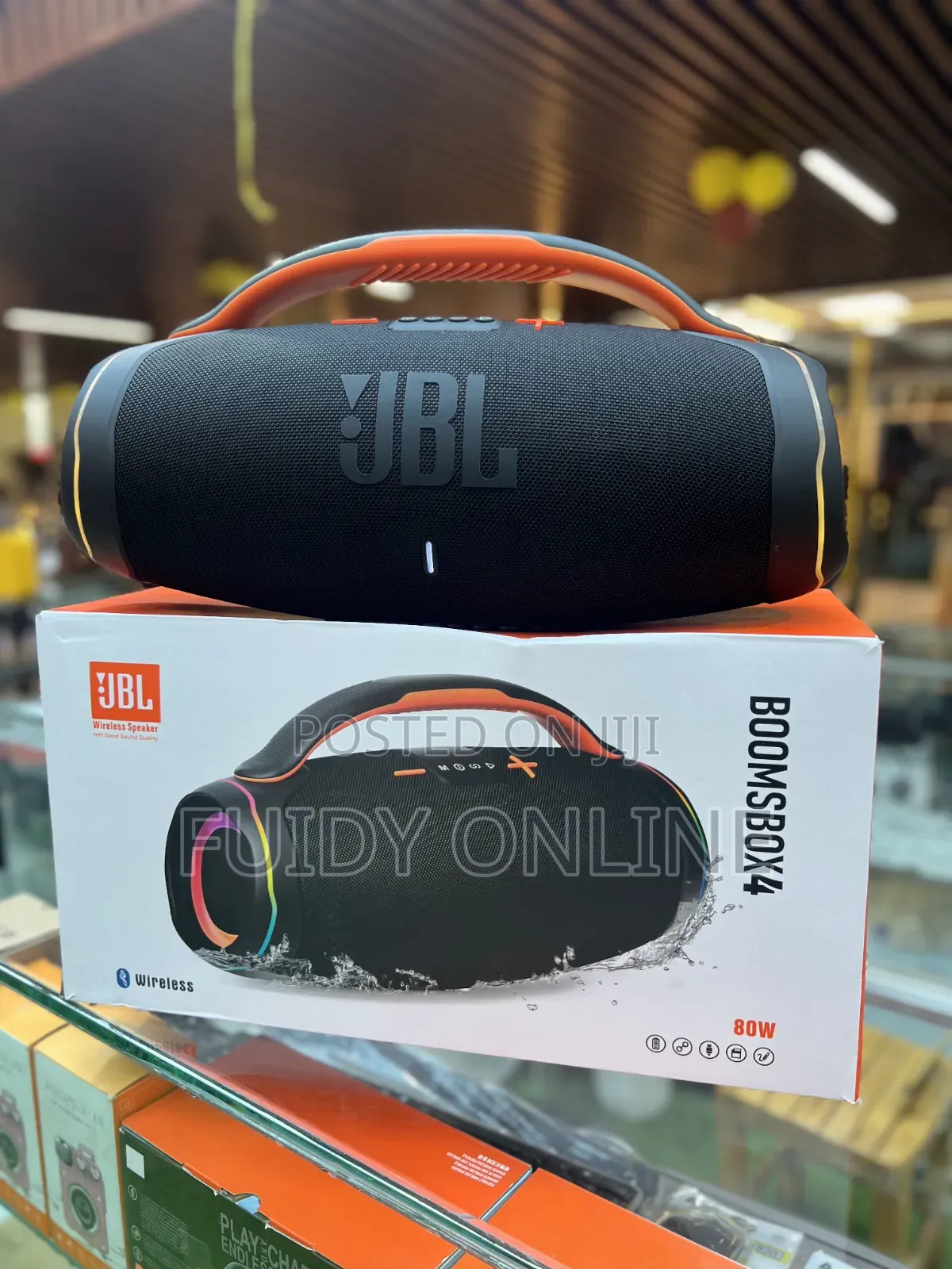  Title: JBL Boombox 4 – 80W Wireless Bluetooth Speaker