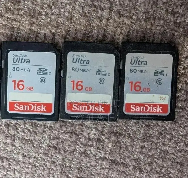 16 GB SanDisk Camera Memory