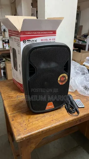 Bluetooth Speaker Max M-808 10 Inch 1.0 Multi-Function Speaker System