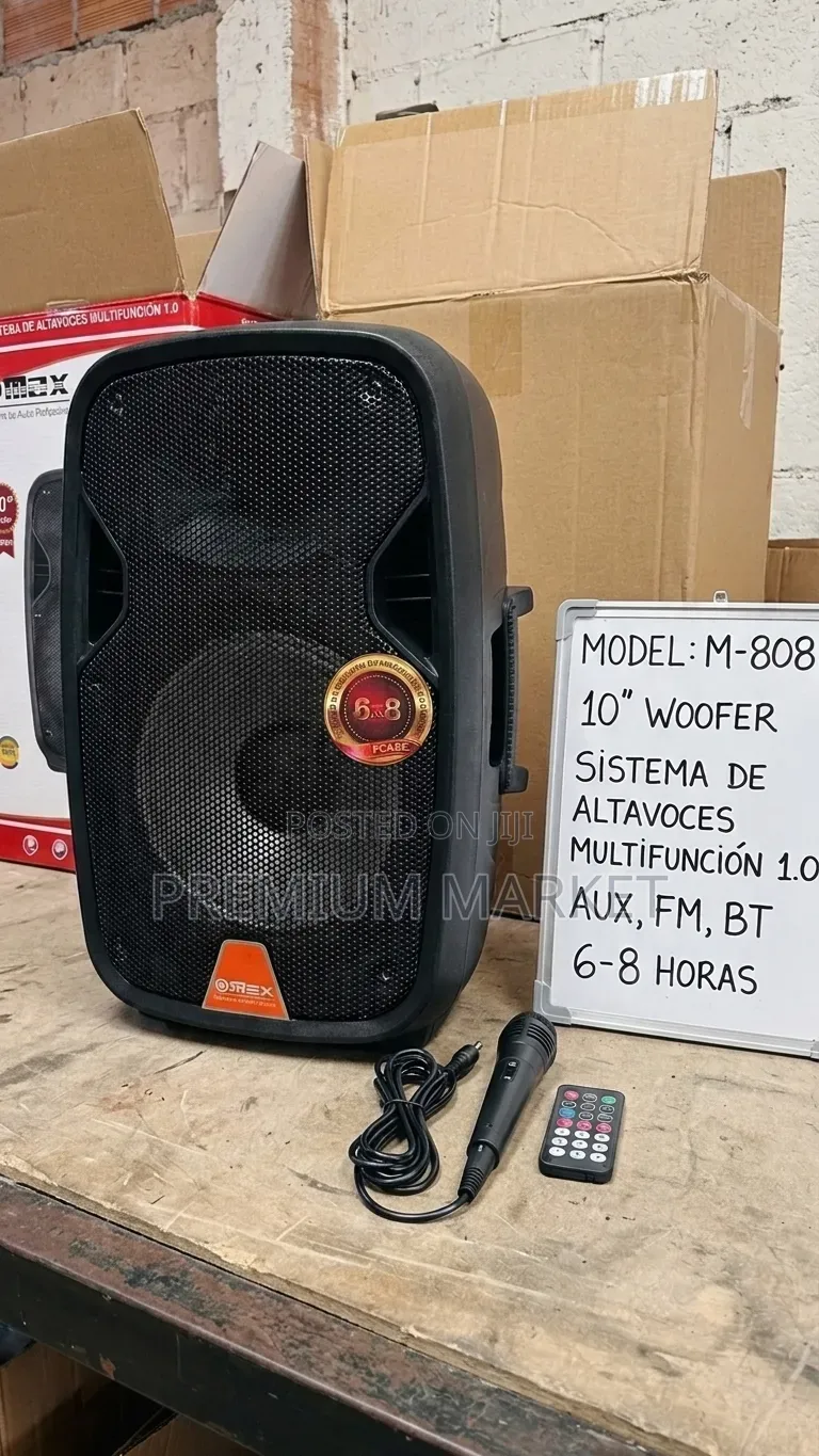 Bluetooth Speaker Max M-808 10 Inch 1.0 Multi-Function Speaker System