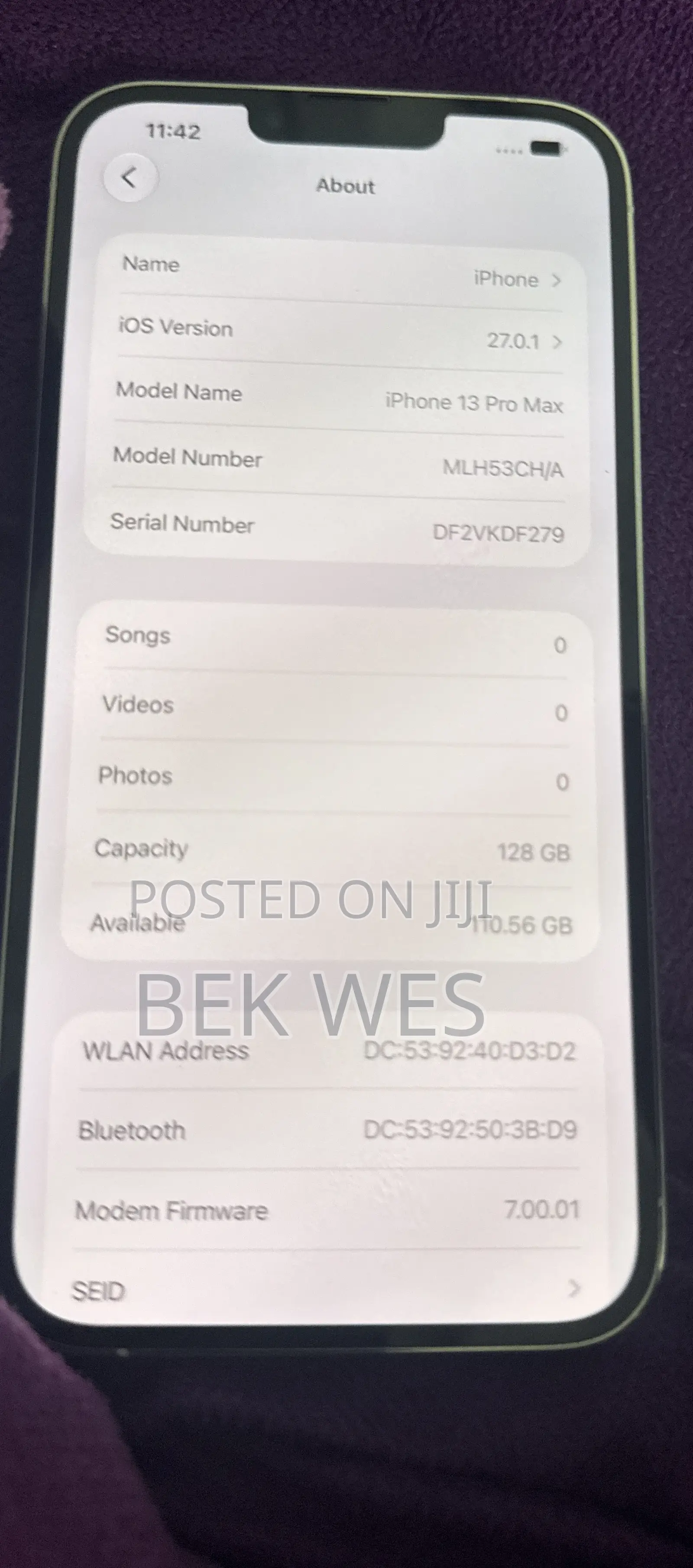 New Apple iPhone 13 Pro Max 128 GB White