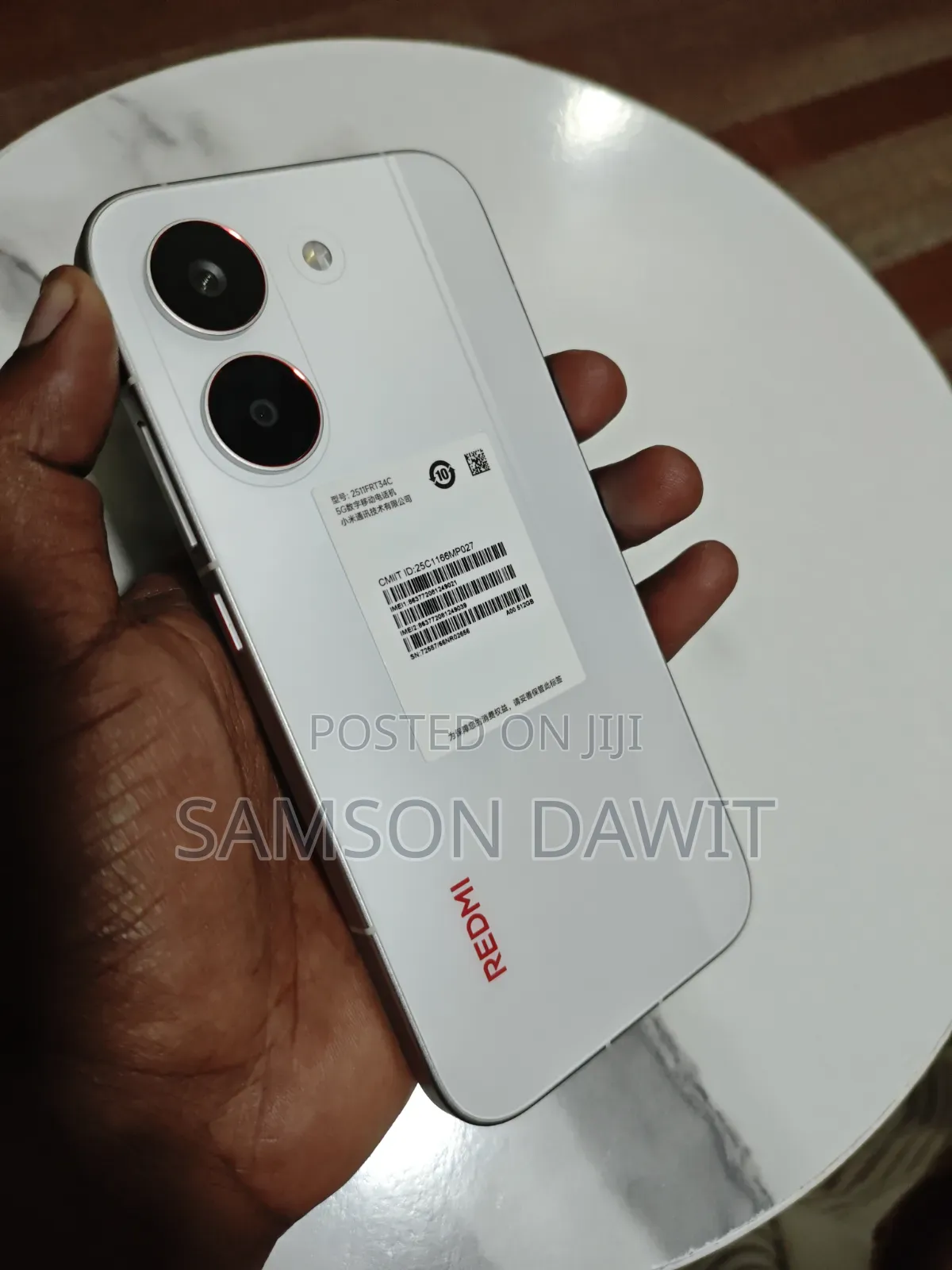 New Xiaomi Redmi Turbo 5 512 GB White