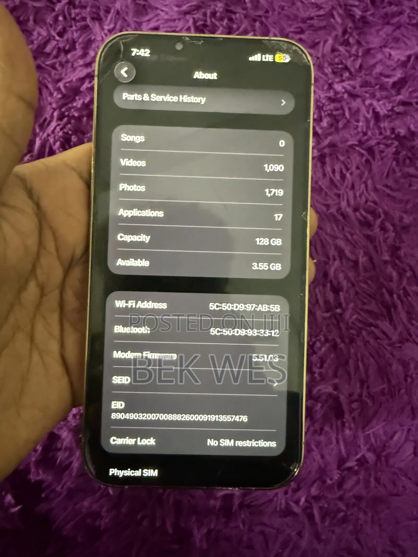 New Apple iPhone 13 Pro Max 128 GB Gold