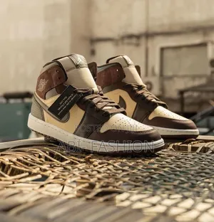 Nike Air #Jordan 1 SE Mid YMCA Paris" #High Unisex Shoes