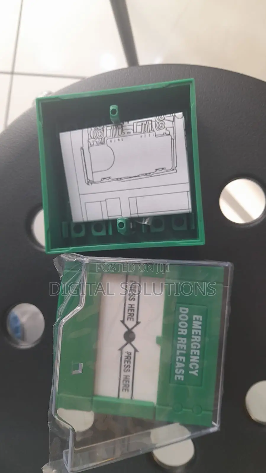 Emergency Door Release Break Glass Green Unit Call Point