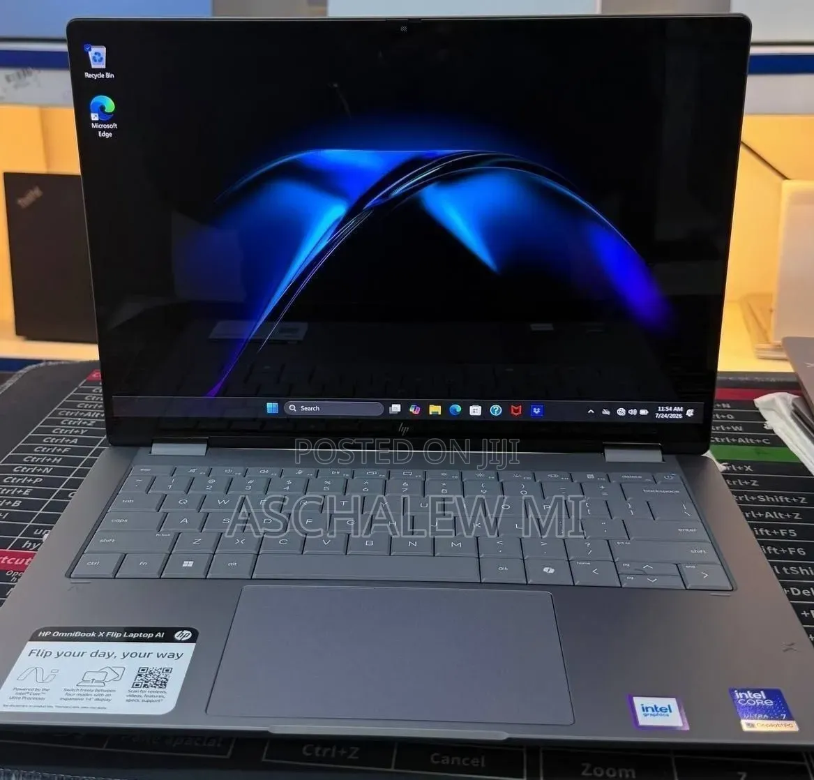 New Laptop HP OmniBook 5 14" 24GB Intel Core Ultra 7 SSD 512GB