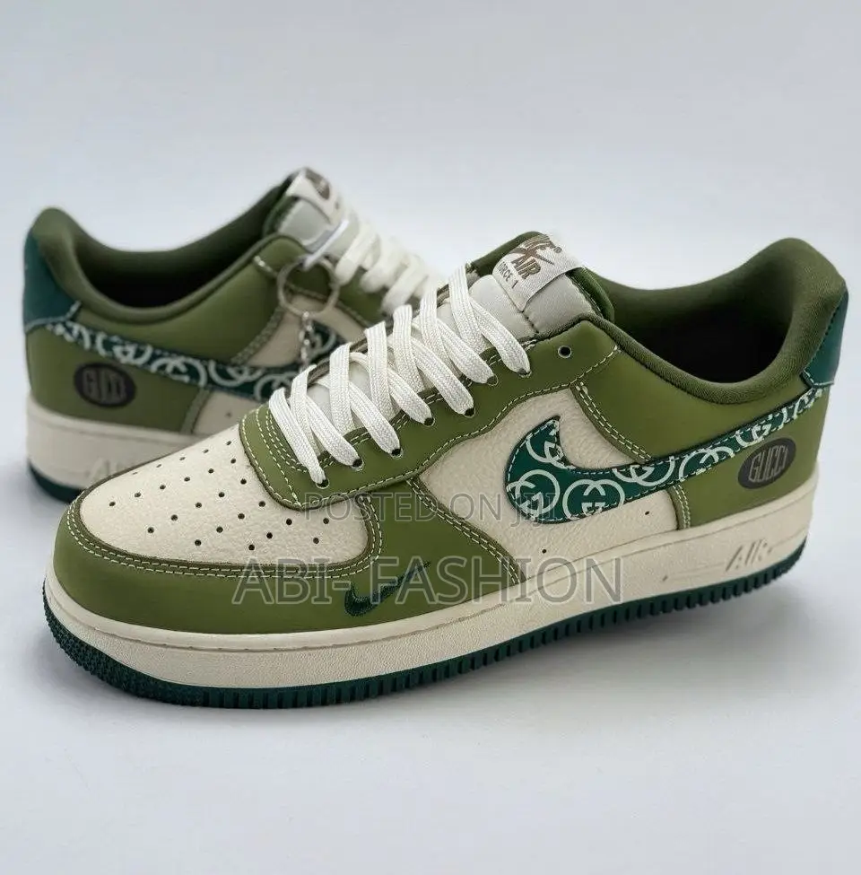Nike Air Force 1 White Green | New Arrival | Size 40, 41, 42, 43, 44
