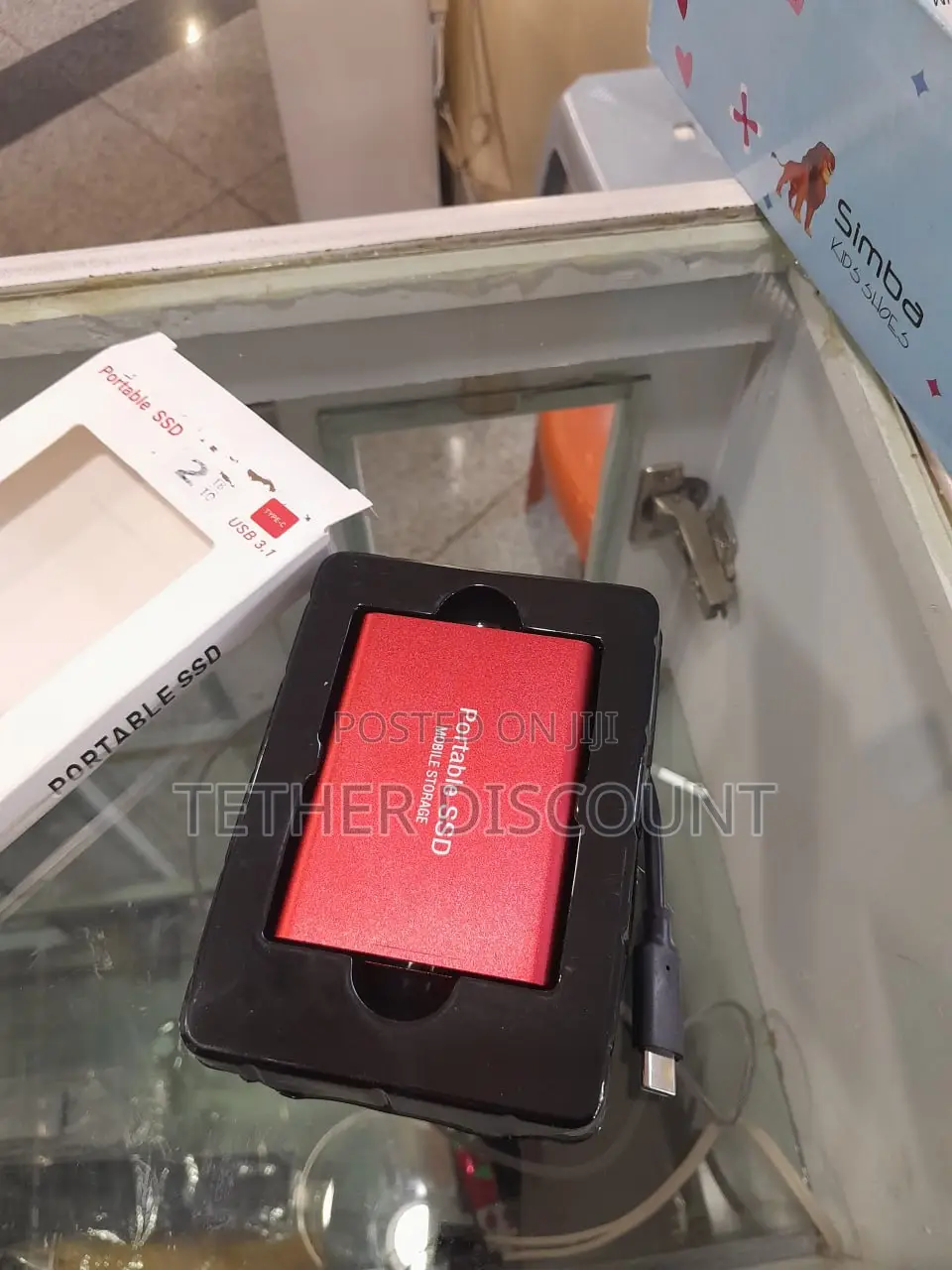 Portable SSD Hard Drive 2TB 2000GB Enclosure Type-C