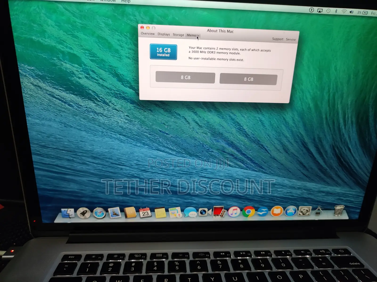 New Laptop Apple MacBook Pro 2013 16GB Intel Core i7 SSD 512GB