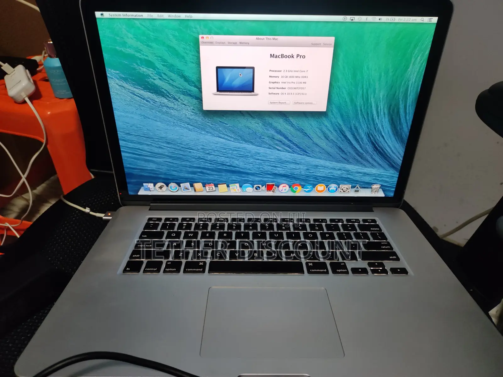 New Laptop Apple MacBook Pro 2013 16GB Intel Core i7 SSD 512GB