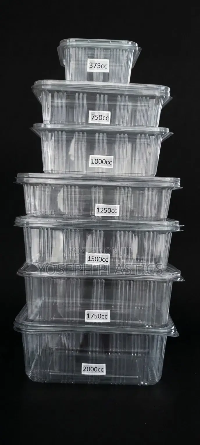 ጥራት ያላቸው የፕላስቲክ ቴክ አዌይ ዕቃዎች (Takeaway Food Containers) በጅምላና በችርቻሮ!