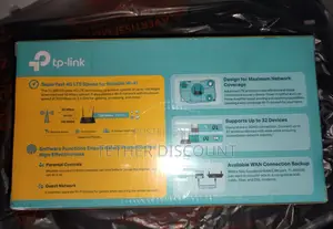 አዲስ ያልተላጠ Tp Link 4G Sim የሚቀበል የቤት ውስጥ Router