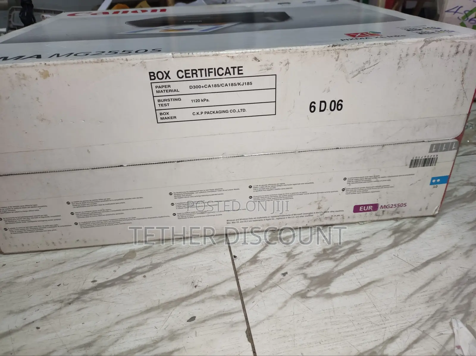 New Ink Canon All in One Color Printer Scan Copy አልተከፈተ