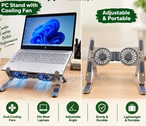 Cooling PC Stand #Dual Cooling Fans