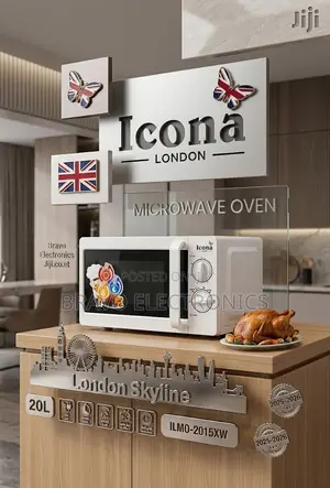 Icona 20l Microwave Oven – European Design!