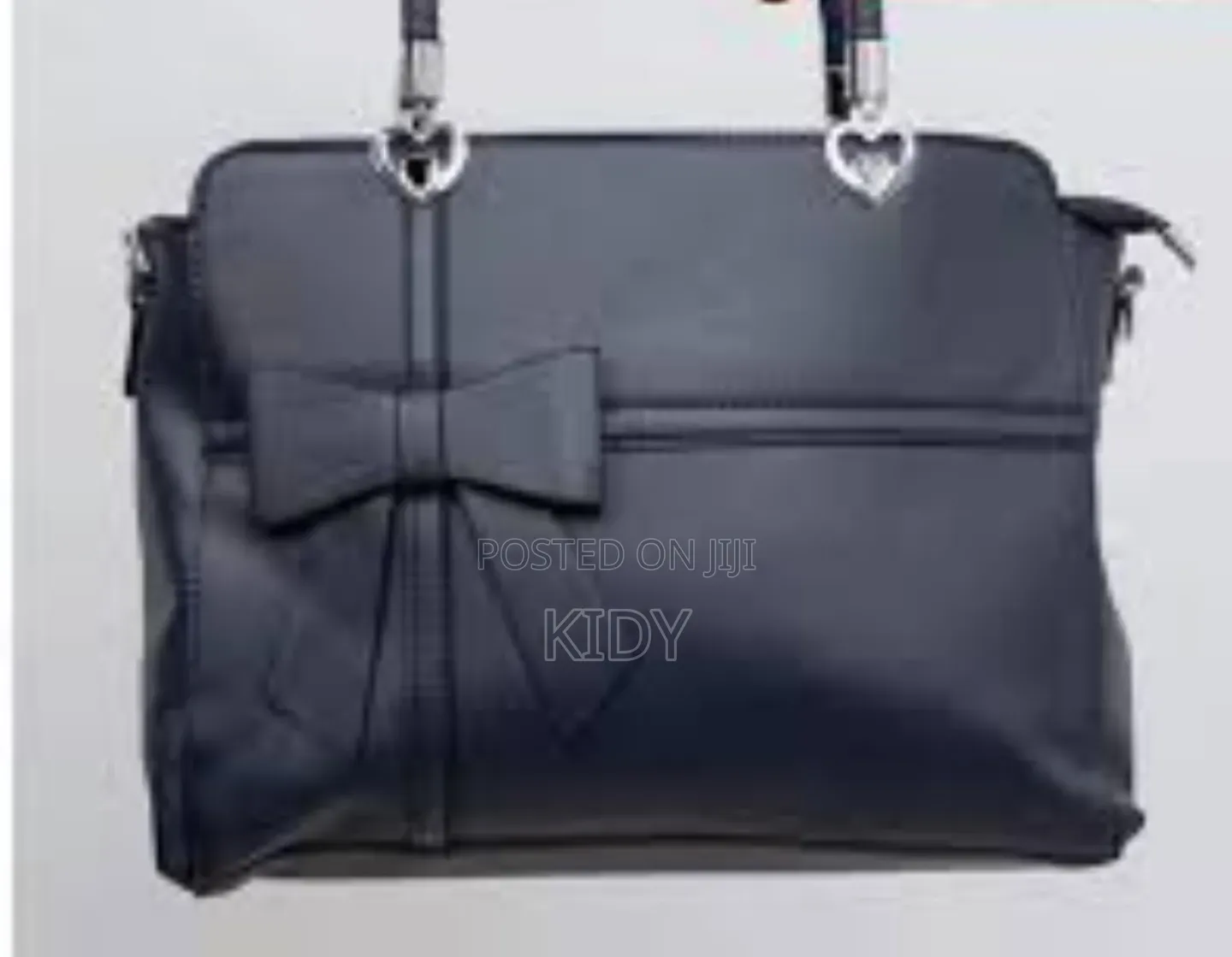 Used Navy Blue Bow Handbag / Crossbody Bag