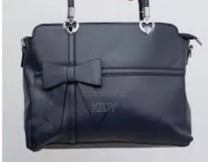 Used Navy Blue Bow Handbag / Crossbody Bag
