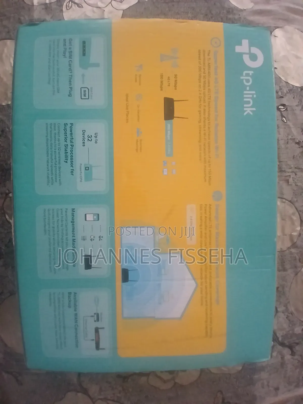 TP-Link TL-MR6400 4G LTE Wi-Fi Router – 300 MBPS