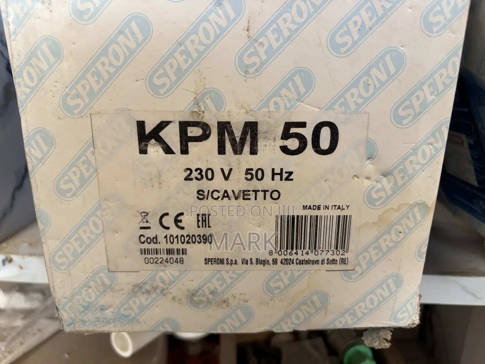 Brand New .5 HP Sproni Water Pump