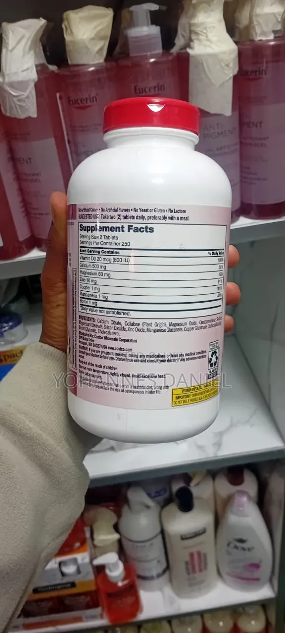 Calcium Citrate – Kirkland Signature Calcium Magnesium Zinc