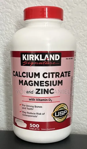 Calcium Citrate – 500 Tablets Dietary Supplement