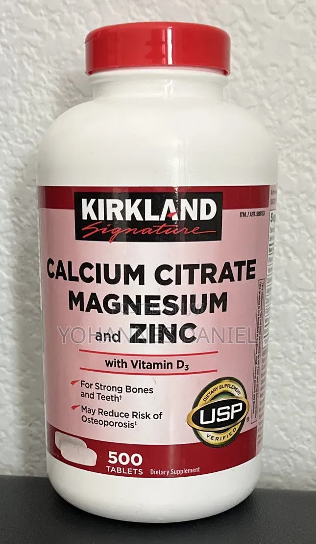 Calcium Citrate – 500 Tablets Dietary Supplement