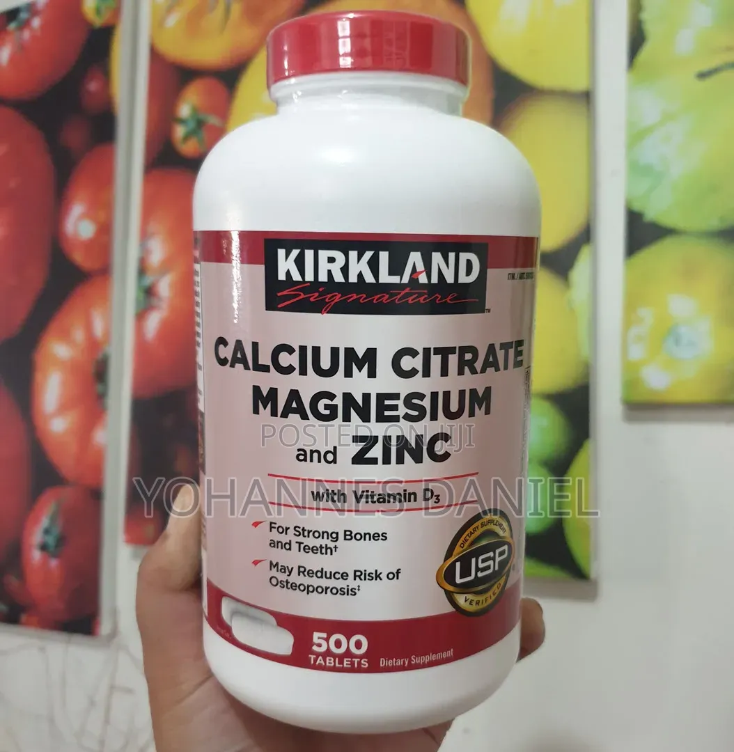 Calcium Citrate – Calcium Magnesium and Zinc Tablets