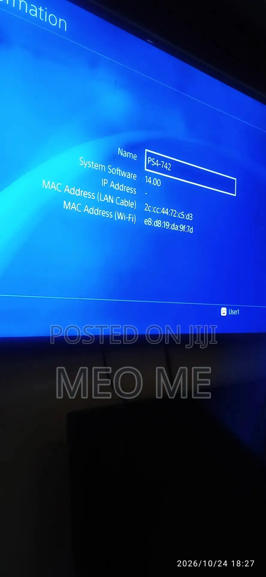 Almost New PS4