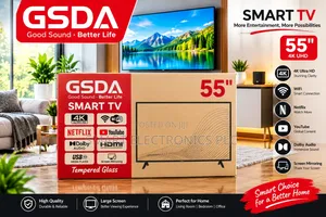 Gsda 55-Inch 4k Ultra HD Smart TV Enjoy a Smarter Entertainment