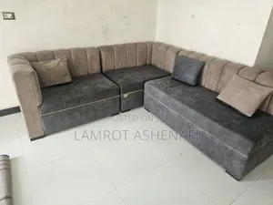 L-Shaped Sofa in Good Condition – Solina Home Shopping